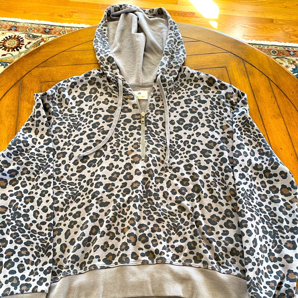 Sundry animal print sweatshirt